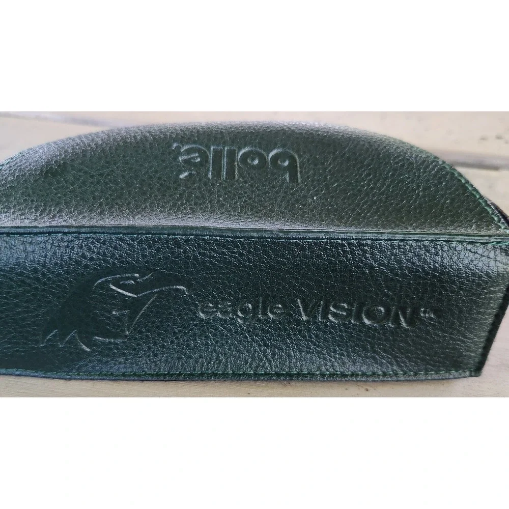 Vintage 1980S BOLLE‎ EAGLE VISION SUNGLASSES & CASE GREEN FRANCE VIPER TYPE VG